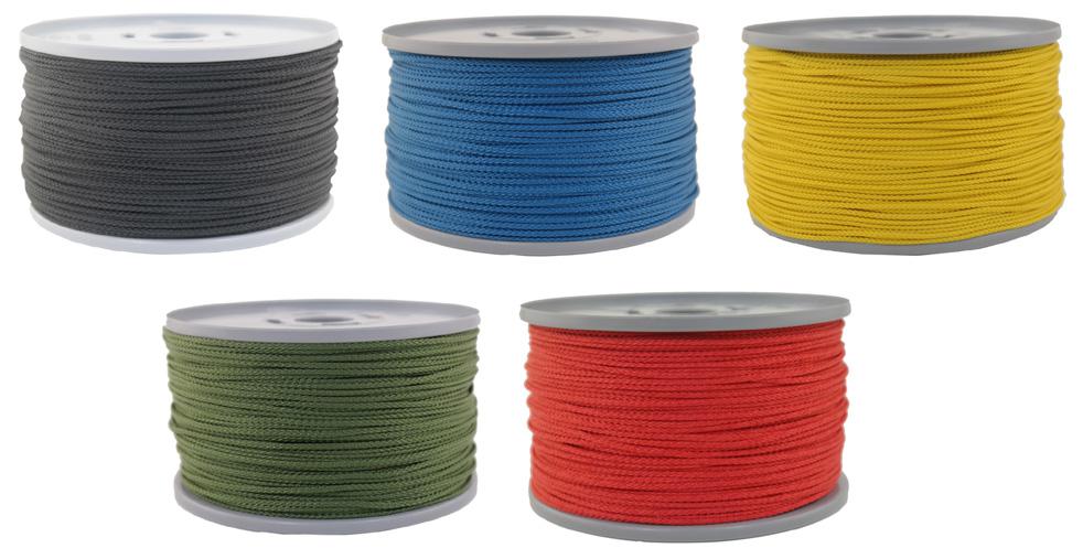 Allzweckleine aus Polyamid Ø 2mm - 115 daN - Länge 5 x 250 meter - 5 Farben (pa2-1250)