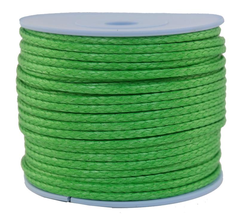 Dyneema Flechtleine / Dyneemaseil / Dyneema-Rope grün Ø 3mm - Länge: 50 Meter (dy375-50)