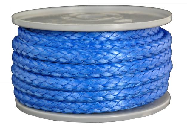 SONDERANGEBOT: Dyneema-Seil Fb. blau Ø 8mm - Länge 7 Meter - 5.300 daN (dy810-7)