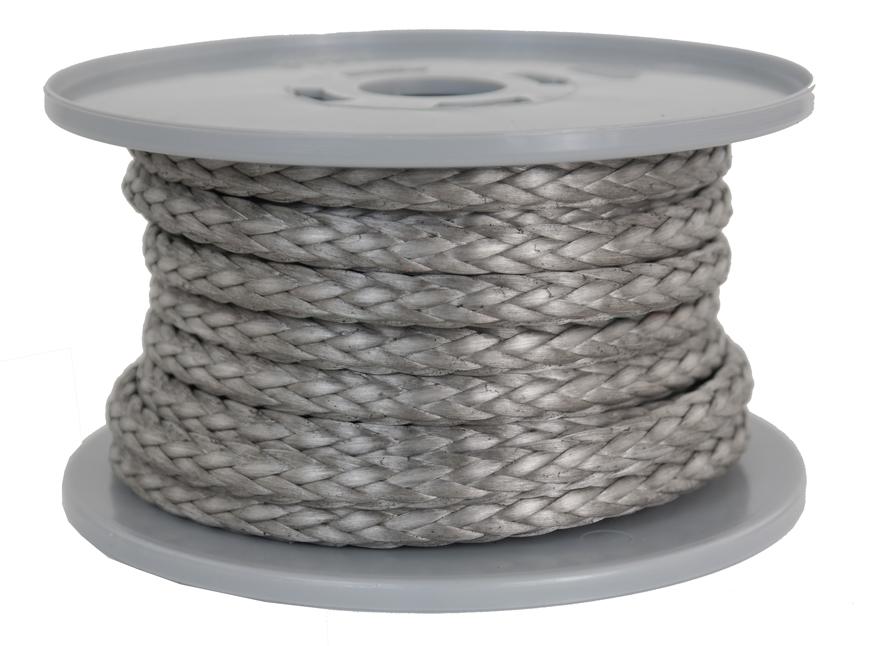 SONDERANGEBOT: Dyneema-Seil Fb. grau Ø 6mm - Länge 5 Meter - 4.300 daN (dy640-5) 