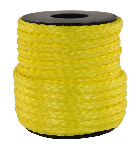 SONDERANGEBOT: Dyneema-Seil Fb. gelb Ø 5mm - Länge 7 Meter - 2.600 daN (dy520-7) 