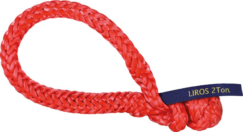 Dyneema Schäkel rot - 2000 daN - sichere Arbeitslast 1000 daN (dy110S)