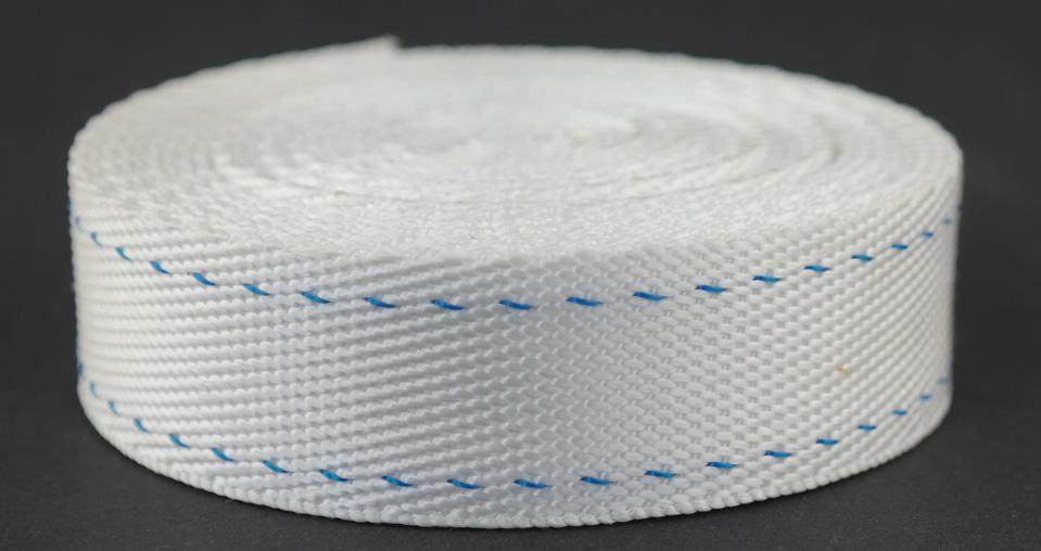 Dyneema Gurtband - Breite 25mm - aus 100% Dyneema - Länge: 5 Meter Fb. weiß (dy1400)