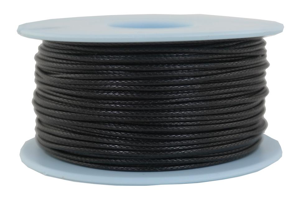 Dyneema Flechtleine / Seil / Dyneemaseil / Dyneema-Rope schwarz - Ø 1mm - 50 Meter (dy150-50)