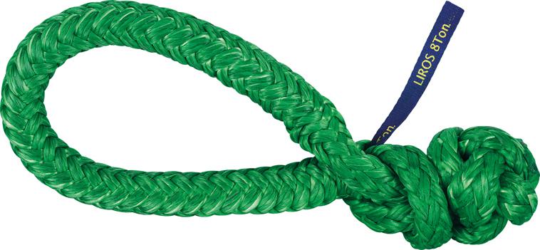 Dyneema Schäkel grün - 8000 daN - sichere Arbeitslast 4 000 daN (dy140S)