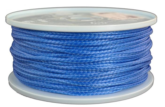 Dyneema Flechtleine / Seil / Dyneemaseil / Dyneema-Rope blau Ø 4mm - 100 Meter (dy410)