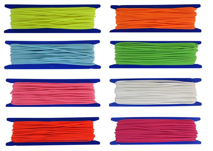 Leuchtschnur 3,5 mm - 8 x 30 Meter alle Farben (b180-30)
