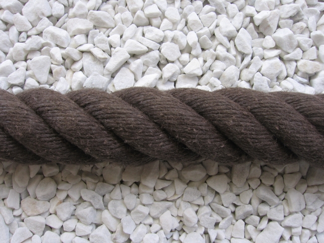 Handlaufseil/Treppenseil Ø 38-40mm Farbe braun aus 100% Polypropylen (a1010)