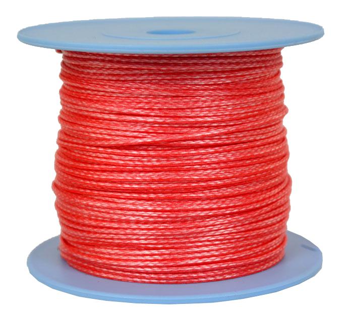 Dyneema Flechtleine / Seil / Dyneemaseil / Dyneema-Rope rot - Ø 1.5mm - 100 Meter (dy1500)