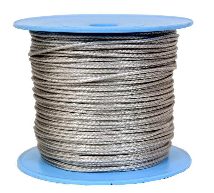 Dyneema Flechtleine / Seil / Dyneemaseil / Dyneema-Rope grau - Ø 1.5mm - 100 Meter (dy1540)