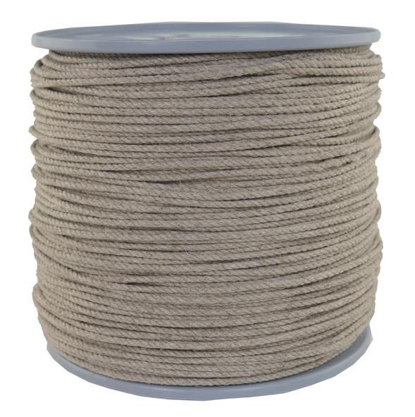 Hanfseil-Hemp Rope Durchmesser 3mm - 500 Meter (h300)
