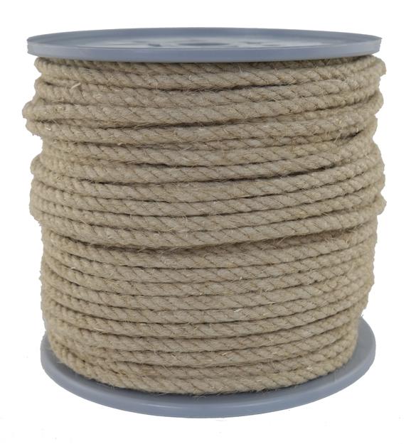 Hanfseil-Hemp Rope Durchmesser 6mm - 100 Meter (h600-100)