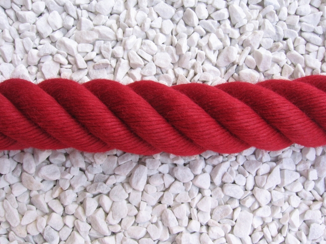 Handlaufseil/Treppenseil Ø 38-40mm Farbe weinrot aus 100% Polypropylen (a1030)